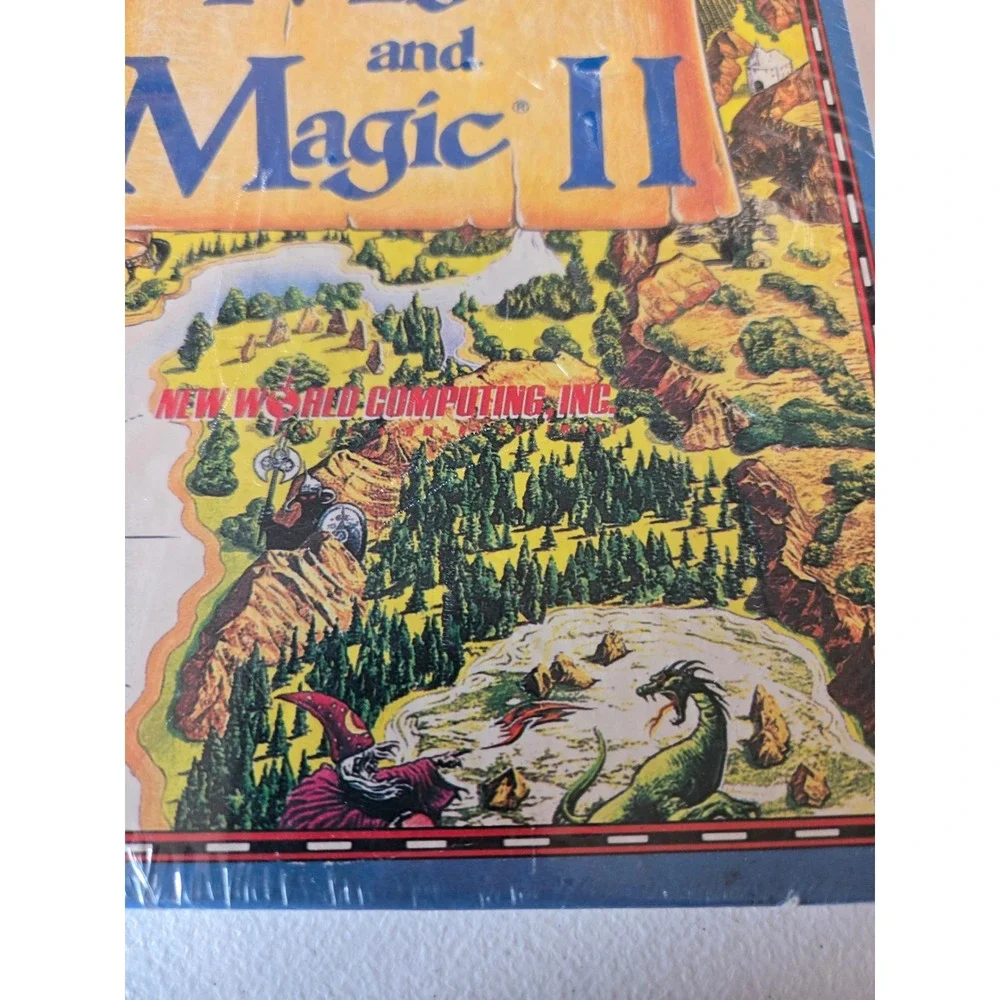 Sealed Vintage Might and Magic II IBM PC Big Box Game